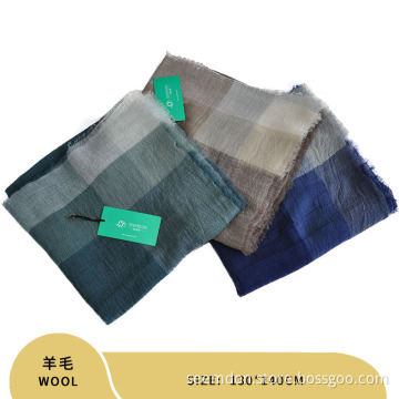 130*140 cm light weight 100% wool  scarf